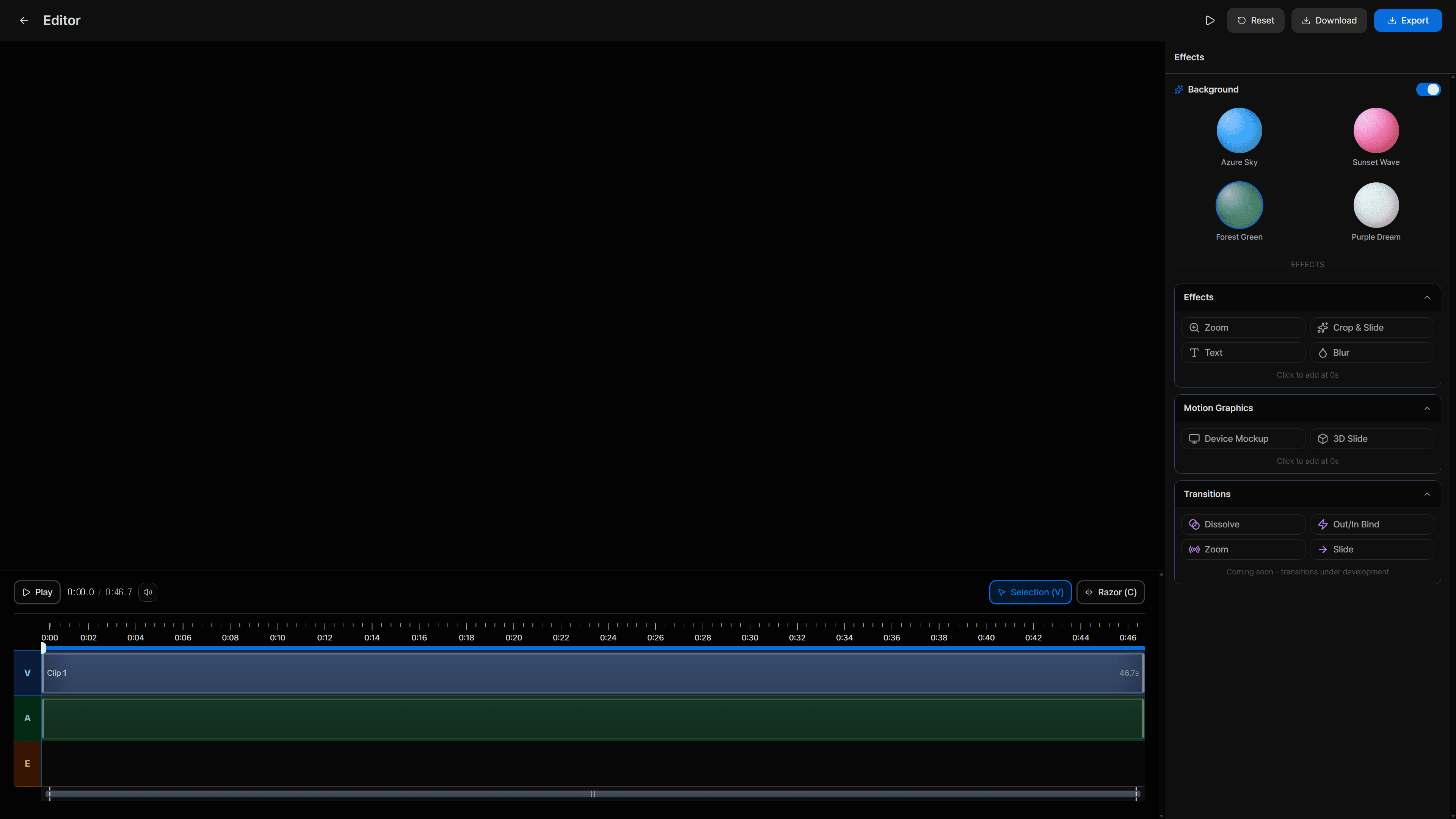 Demora Editor Interface